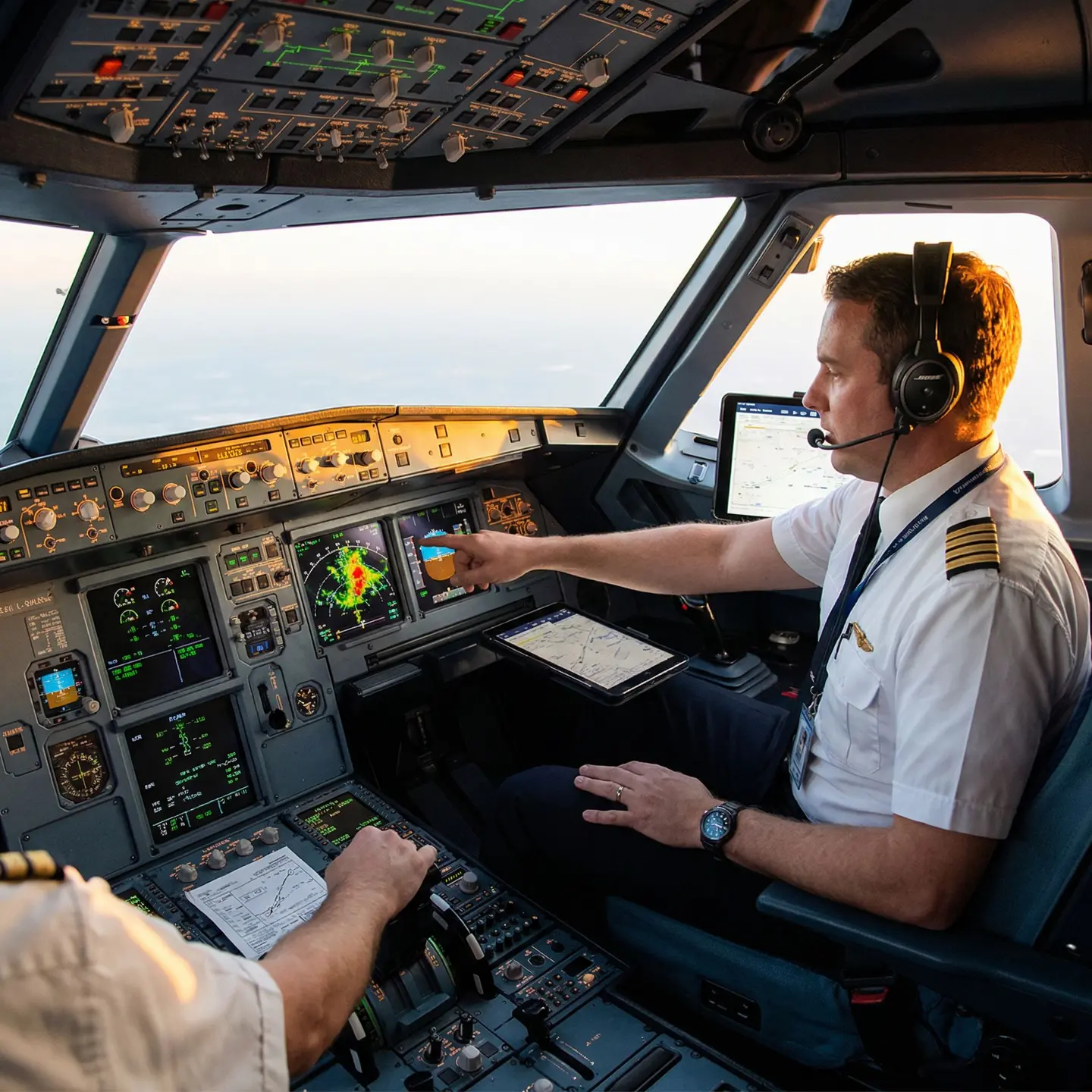 Navigation decision making in flight