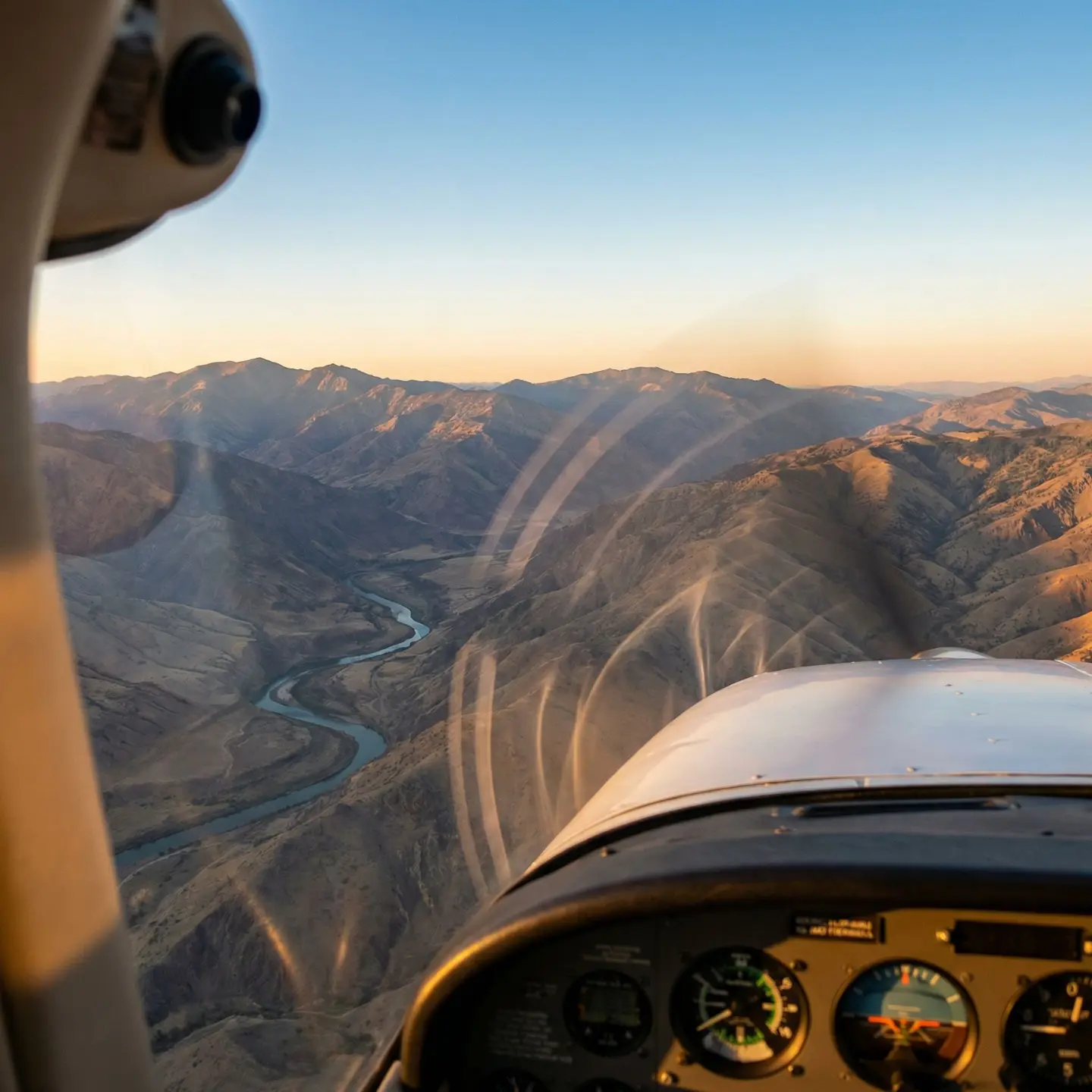 Aircraft encountering mountain wave turbulence