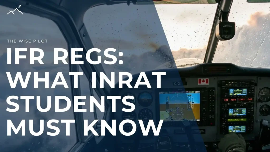 A view of the cockpit of a small aircraft in flight. The cockpit features various instruments, navigation screens, and gauges, with a cloudy sky visible through the windshield, suggesting high-altitude flight above or through the clouds. A Canadian flag patch is seen on the sleeve of the person in the cockpit, indicating a possible connection to Canada.
