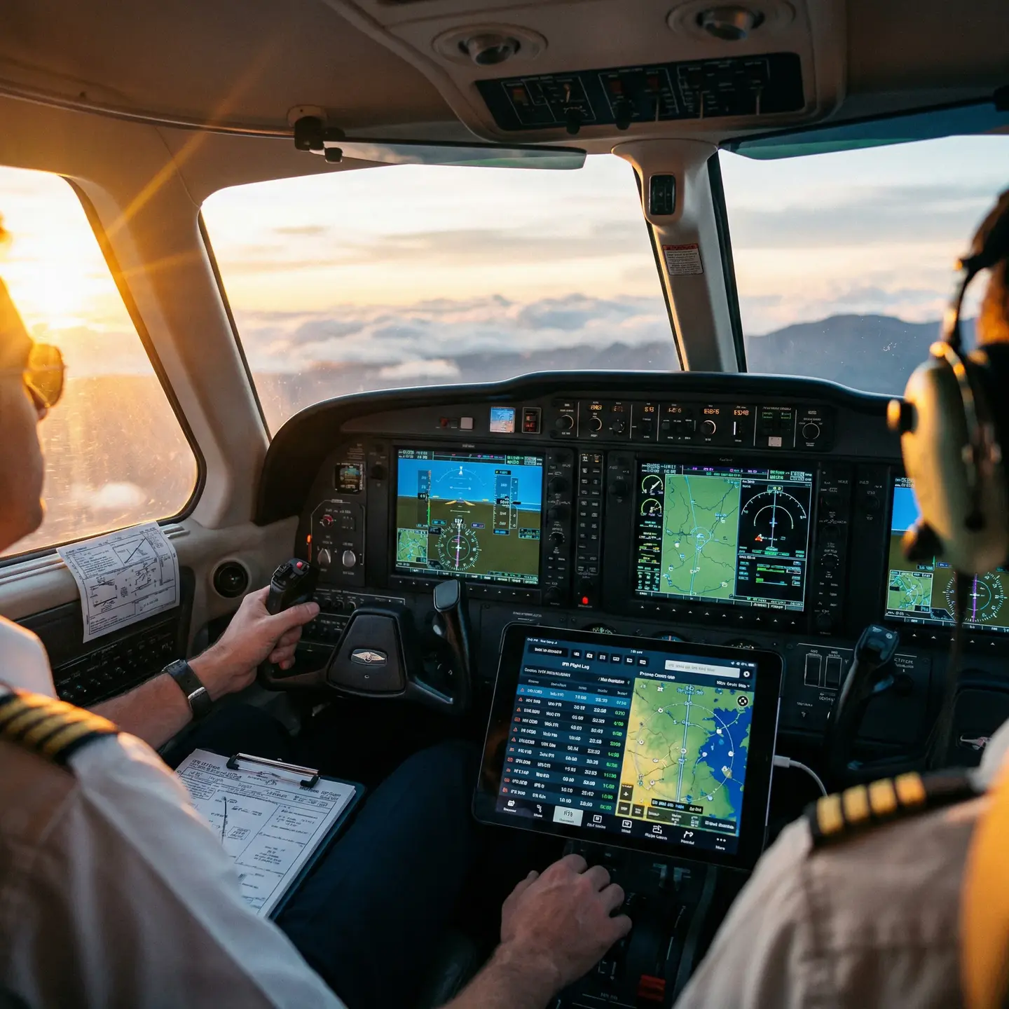 Modern cockpit IFR instruments