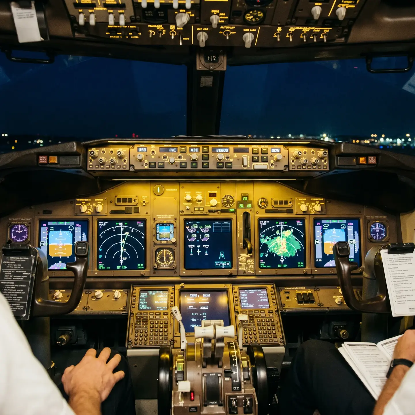 IFR navigation instrument cockpit