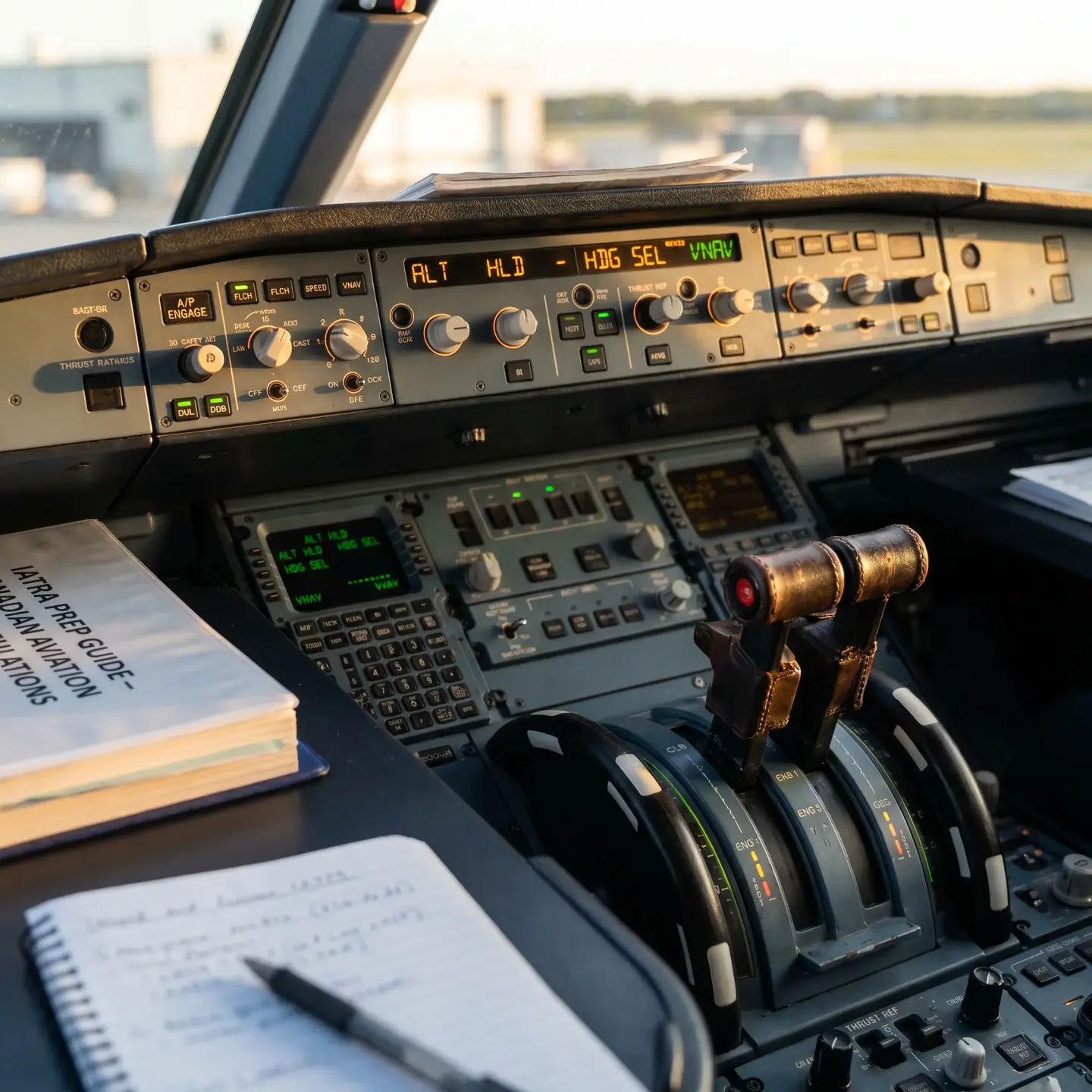 Jet center console closeup
